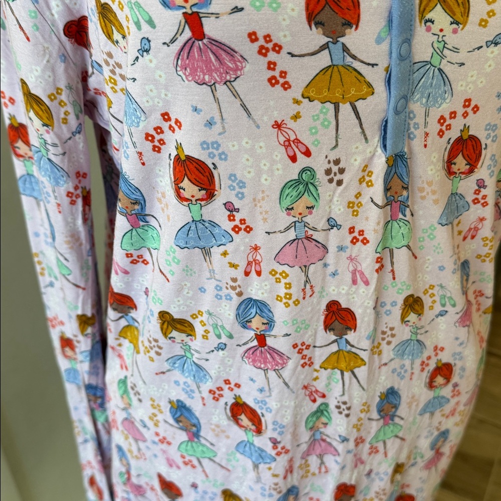 Little Sleepies L Prima Ballerina print women’s pj set - Picture 2 of 6